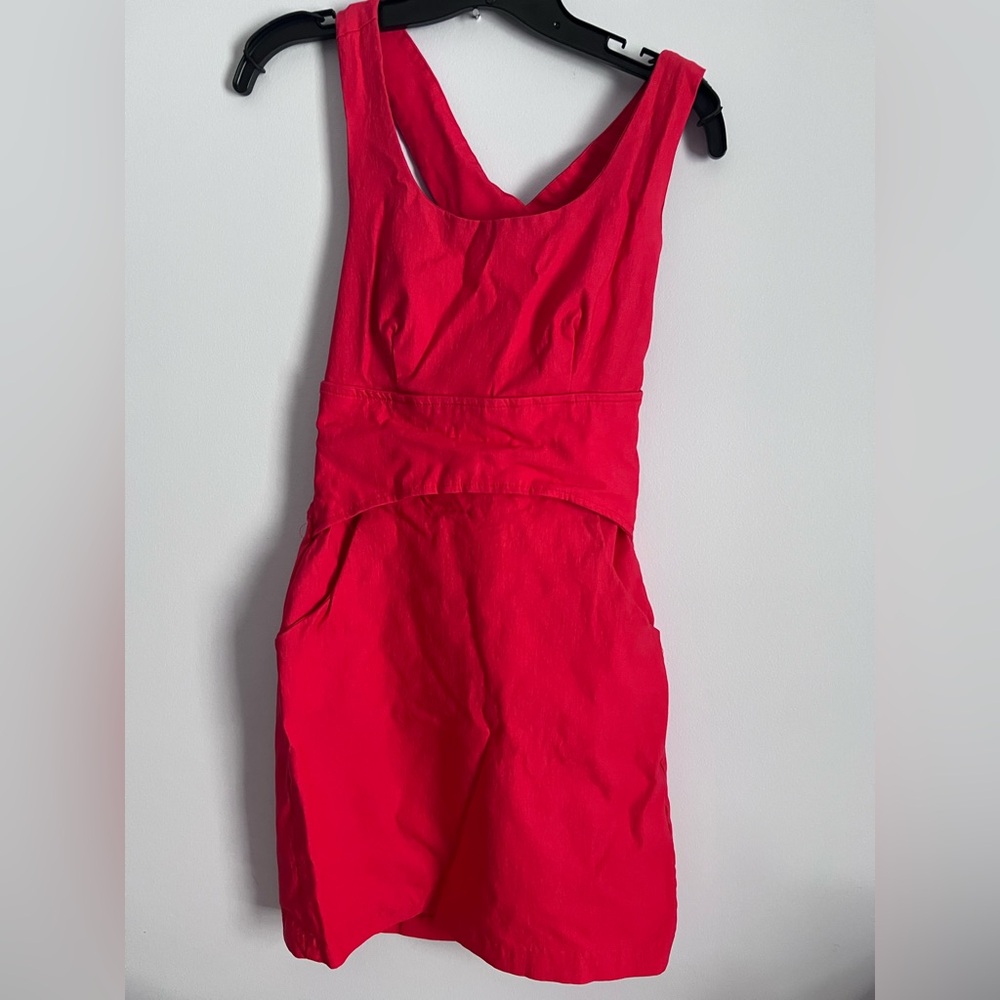 Teeze Me Vibrant Red Mini Dress